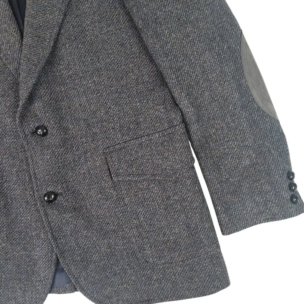 Vintage Pendleton Western Wool Blazer w Elbow Patches Men's Sz 40